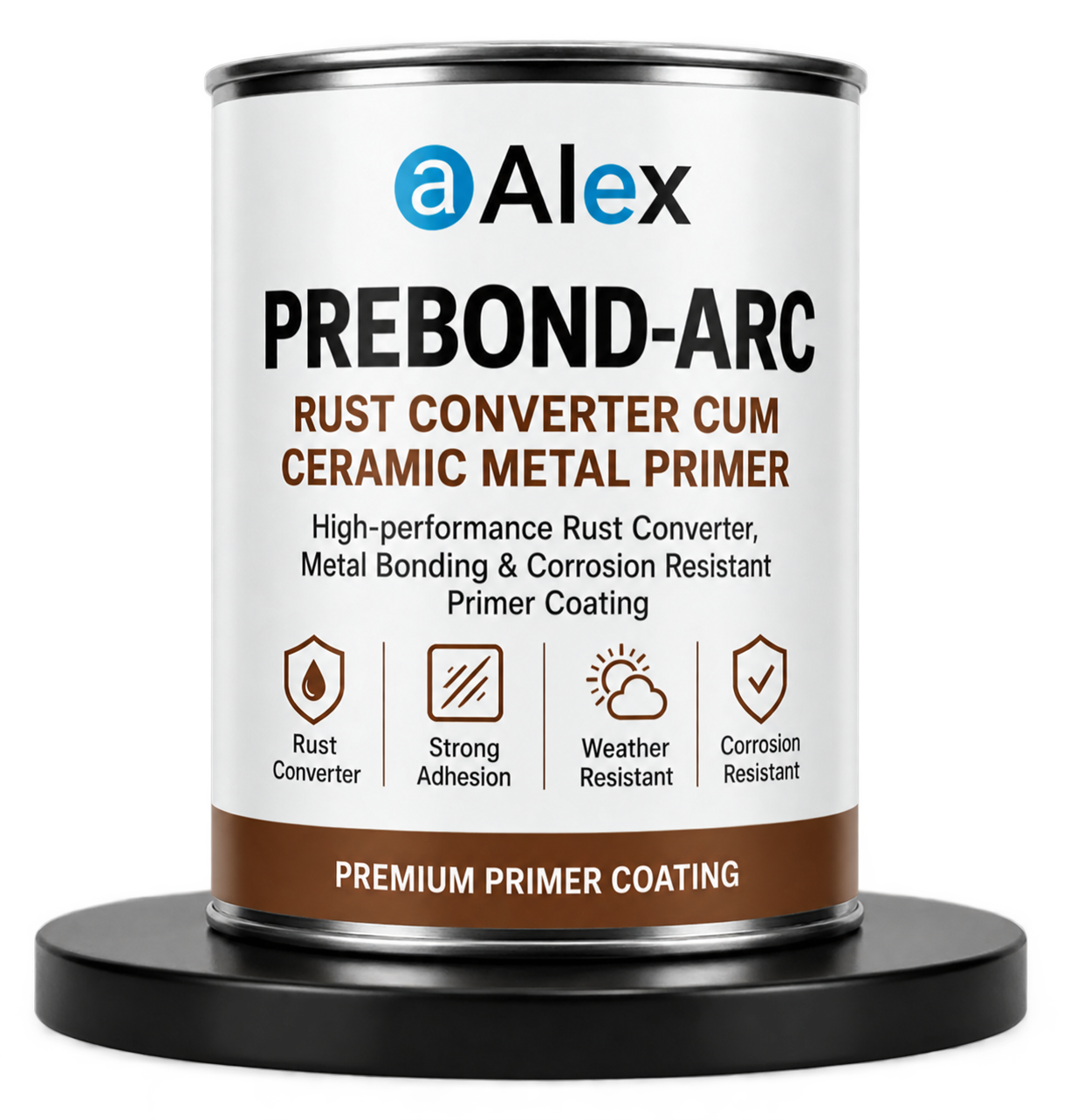 PREBOND-ARC Rust Converter cum Ceramic Metal Primer - Chemical Resistant Paint